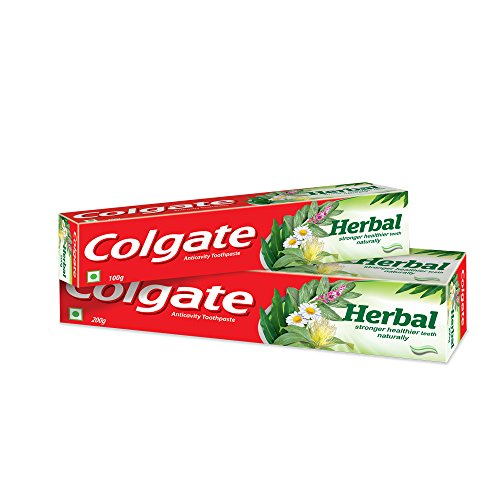 Colgate Herbal Toothpaste - 200 g with Natural Toothpaste - 100 g RS.99 (34.00% Off) - Amazon