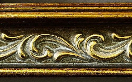 Spiegel Wandspiegel Badspiegel Flurspiegel Garderobenspiegel – Über 200 Größen – Verona Gold 4,4 – Außenmaß des Spiegels 10 x 10 – Wunschmaße auf Anfrage – Modern - 3