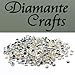 300 x 1mm Clear Iridescent AB Round Diamante Loose Flat Back Rhinestone Gems - created exclusively for Diamante Crafts