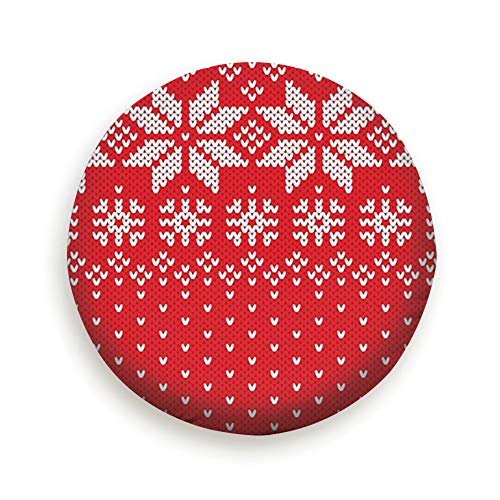 Preisvergleich Produktbild Huabuqi Winter Pullover Design Stricken Reifenabdeckung Polyester Universal Reserverad Reifenabdeckung Radabdeckungen Für Anhänger RV SUV LKW Camper Reiseanhänger Zubehör (14,15,16,17 Zoll) 14 Zoll