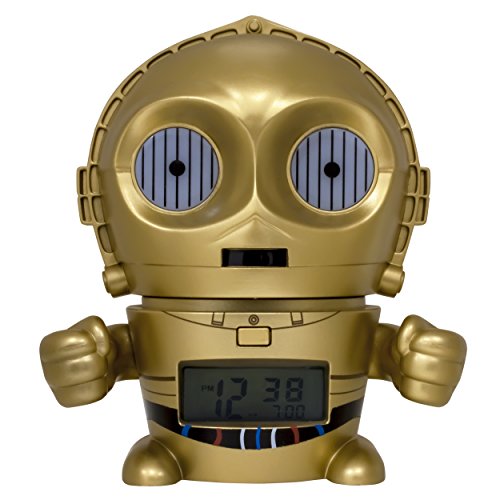 Réveil veilleuse C3PO Star Wars BulbBotz 2021418 avec son caractéristique pour enfant