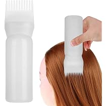 Wurzelkamm-Applikatorflaschen Set – 3 Stück Mit Abgestufter Skala, Ca. 17 Cm Lang, Für Haarfärbemittel