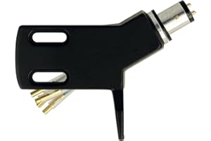 THAKKER CHS-13 - k±towy Headshell z lekkiego aluminium - czarny | z³±cze SME | do prostych ramion gramofonowych | w komplecie z kablem Headshell