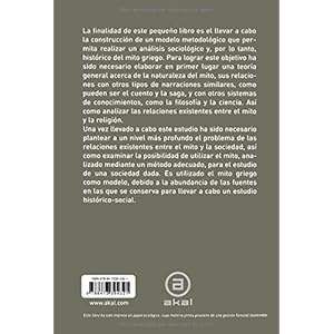 Introducción a la sociología del mito griego (Básica de Bolsillo)