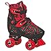 Produktbild Roller Derby Trac Star Boy 's Verstellbarer Roller Skate, grau/schwarz/rot, Medium (12-2)