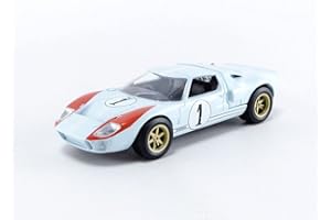 Norev NV270568 1:43 Ford GT40 1966-#1 Collectable Model, Multi