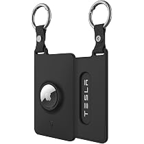 Custodia In Silicone Per Tesla Keycard Con Alloggiamento AirTag – Protezione Antigraffio – Confezione Da 2