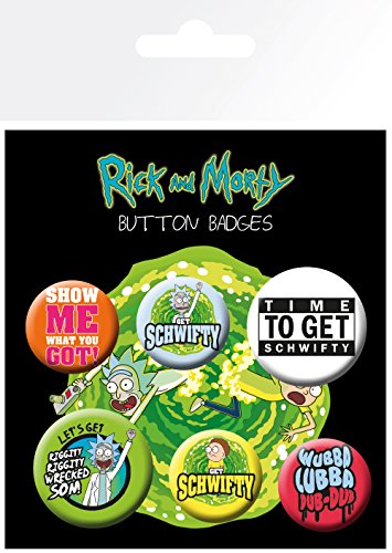 GB eye Ltd, Rick y Morty, Quotes, chapas
