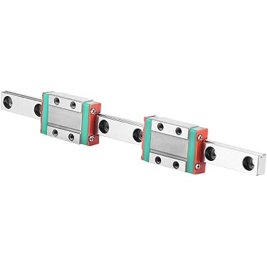 Guida Di Scorrimento Per Binario Di Guida In Acciaio Con Mini Cuscinetti A Binario Lineare Da 9mm + Blocco Scorrevole - 11