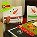 Produktbild Hot Selling Santa Claus Dining Chair Sitzbezüge, Weihnachten Restaurant Hotel Esszimmer Stuhl Abdeckung dekorative Elemente (2 Packung)