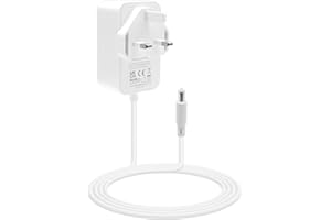 BUZUYIWAR 12v Power Adapter for BT-Openreach Ont Echolife-Hg612-Fibre-Optic-Modem 2A 24W Charger Supply 100-240V 50/60HZ 5.5 X 2.1mm compatible with Desk Lamp Atomizer Camera Router White