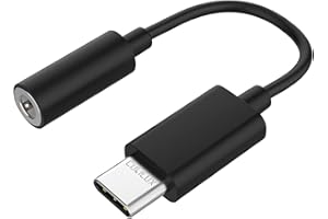Cubilux Adapter słuchawkowy USB C [96KHz/24-bit DAC] do Google Pixel 8/7/6 Pro 7a 6a 5/4/3/2 XL, Pixel Fold, Pixel Fold, Pixel Tablet, typ C do 3,5 mm Audio Jack Dongle, adapter USB C na TRRS MIC