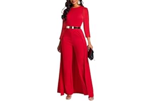 VERWIN Patchwork Overlay Embellished Plain Women's Jumpsuit High-Waist Woman Romper