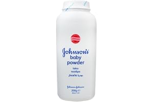 LONGTECH 3x Johnson & Johnson Baby Puder, je 200g / beugt Hautrötungen vor, hält die Haut zart und trocken