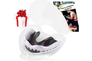 JCSSHOPING Protector Bucal para Boxeo, MMA,Hockey, fútbol americano, Rudby y cualquier deporte de contacto con Estuche de Almacenamiento | Ajuste Personalizado y Protección de Doble Capa**súper original