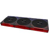 Lian Li UNI FAN TL FLEX Kablosuz FAN, ARGB - Reverse Blade Ters Kanatlı 120mm, siyah, kumandalı 3'l&uuml; paket