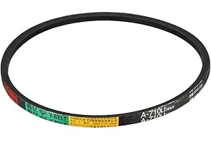 sourcing map Correa Trapezoidal de Accionamiento V, Circunferencia Interior de 710mm, A-710 / A28 Modelo, Correa de Transmisión de Goma de Potencia Industrial