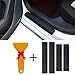 Produktbild 4Stück Auto Einstiegsleisten Aufkleber Kantenschutz Universal Autotür Schutz Kratzfeste Ladekantenschutz Schutzfolie Lackschutzfolie Türeinstiege Schritt Platte Anti Scratch Abdeckung Gummi Stoßstange