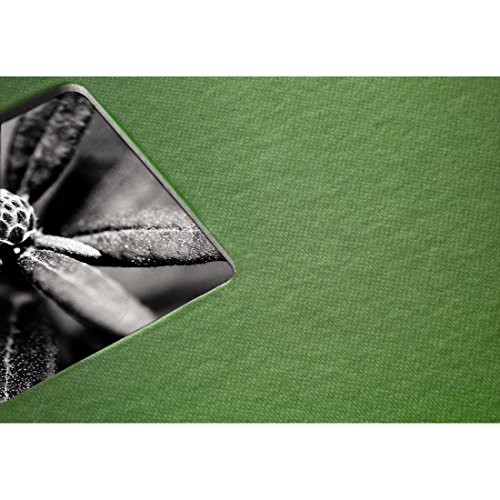 Hama Fotoalbum Spiralalbum (50 schwarze Seiten, 25 Blatt, Größe 24 x 17 cm, mit Ausschnitt für Bildeinschub) Fotobuch apfelgrün - 6