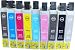 Produktbild 9 kompatible Druckerpatronen ersetzen Epson T0591,T0592, T0593, T0594, T0595, T0596, T0597, T0598, T0599, geeignet für Epson Stylus Photo R2400
