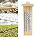 Price comparison product image Dchaochao Max Min Thermometer - Indoor Outdoor Garden Greenhouse Wall Temperature Monitor -40 to 50 / 120