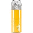 MILTON Vogue 500 Stainless Steel Water Bottle with One Touch Safety Lock, 490 ml Water Bottles, Single Walled, Leak-Proof, Rust-Free Steel Bottle, Easy Grip, Easy to Carry, Travel Bottle, Yellow