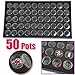 New Nail Art Tips Decoration Display Tray Storage Box Case Cosmetic Tool 50 Pots CODE: #361