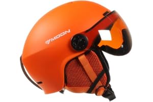 TentHome Ski Snowboard Helmet Unisex Lightweight Professional Adjustable Snow Sports Helmets with Goggles Visor