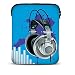 Produktbild MySleeveDesign Samsung Galaxy Tab 4 7.0 Sleeve Hülle für Tablets von 7 - 7,9 Zoll - Tasche geeignet für Fire HD Apple iPad mini Lenovo A7 Acer A1 One 7 Asus Nexus Kindle uvm. - Blue Sound [7]