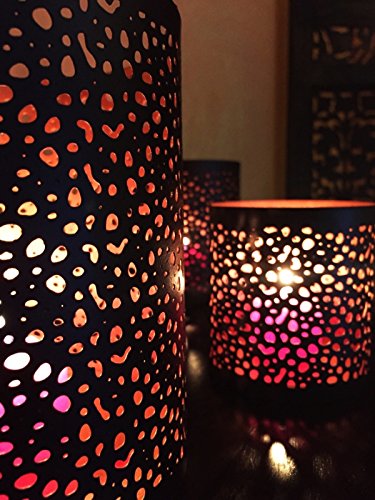 Orient Orientalische Windlichter Teelichthalter Estelle – 3er SET - 9