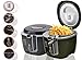 Produktbild DMS® FRITTEUSE 2,5 LITER FRITEUSE FRITÖSE FETTKORB DOPPELFILTER 1800W SCHWARZ