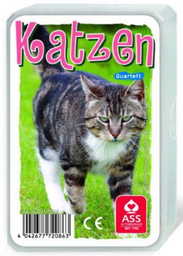 Preisvergleich Produktbild ASS Quartett Katzen, 1 Set