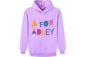 Xpialong A for Adley Girls Fashion Sports Hoodies Boy Solid Color Jumper Kids Tops