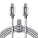 Price comparison product image ESR Type C Cable, USB-C to USB-C 2.0 Cable (6.6ft) for Apple the new iPad, iPad 2018, New MacBook, Samgsung Note 8, Nintendo Switch, Google ChromeBook Pixel 2 2XL, Nexus 5X, OnePlus 2 & More, Grey