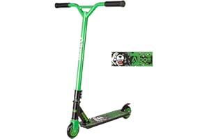 Albott Stuntscooter Sports Pro Stunt Trick Push Scooter 360 Grad Steet Fixed Bar für Kinder Trickscooter, Freestyle-Roller, Funscooter