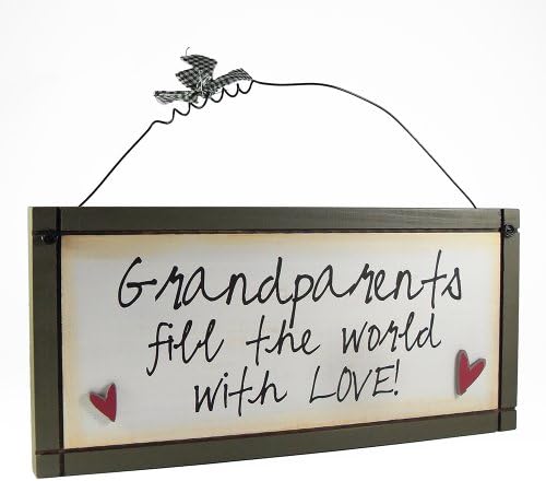 Heartwarmers Grandparents Fill The World - Sweet Sentiments Plaque