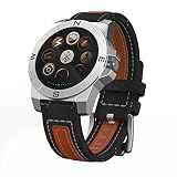Gesundheit intelligente watchSweatproof intelligente bluetooth Uhr, Puls-Monitor, Warnungs-Klingeltöne, Positionierungs-Erinnerungsuhr für Android IOS Smartphones (Brown)