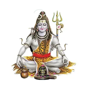 Rangoli Vinyl Religion Wall Sticker 1.96 X 20.86 X 1.96 Inches, Multicolour (Model Number: White Glossy Vinyl-0063)