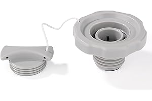 LASUROA P05767 Air Valve Cap, Inflatable Hot Tub Spiral Plug Screw Replacement Parts Accessories Valve Adapter Cover Tool Trays Compatible with Coleman, Bahamas Airjet, SaluSpa & Lay Z Spa Inflatable Hot Tub