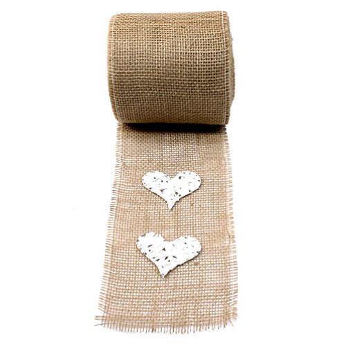 Jute Tischband natur, 15cm BREIT - 25 Meter !!!