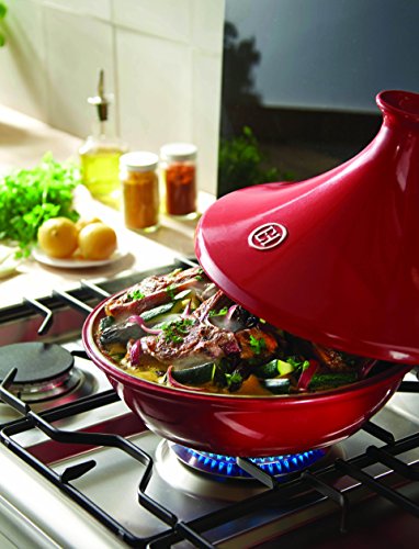 Emile Henry EH325626 Tajine, Keramik, Ziegel, 27 x 27 x 20 cm - 2