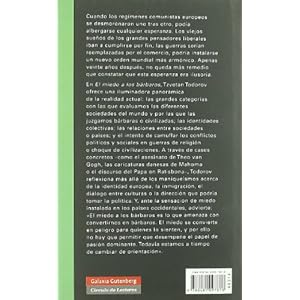 Miedo a Los Barbaros, El (Ensayo)