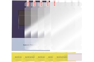 AOMUWKE 5 szt. Screen Protector for Anycubic Photon M7 Pro, LCD 3D Printer PET High Light Transmittance Screen Protector Film for M7/Pro