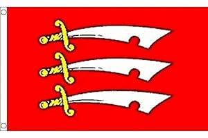 AZ FLAG - Essex County Flag - 3x5 Ft - 100D Polyester County Of Essex - England Banner with Two Metal Grommets - Fade Resistant - Vivid Colors - 3' x 5' Feet - 150x90 Cm