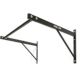CIPRIANI SPORT - Barra Trazioni a Muro Gym Wall Bars 100x50 cm - Professionale per Muscle Up, Pull Up - Kit di Fissaggio con 