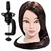 Neverland Beauty 50% Real Hair 22 Inch Hairdressing Equipment Training Head With Free Clamp For College And Professional Use