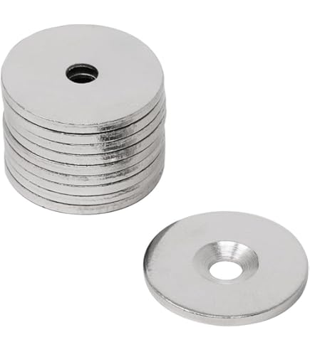 Countersunk Steel Disc - 1-3/8 In. X 1/16 In. X 1/4 In. Hole - View #7
