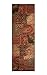 Milan Red, Brown, Orange & Grey Traditional Runner Rugs 1572-S52 - 8 Sizes