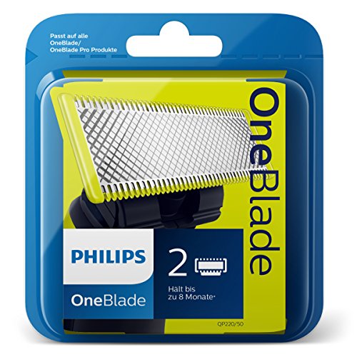 Philips OneBlade Ersatzklingen QP220/50, Doppelpack - 5