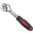 Zovator 1/4-Inch Drive Ratchet, Quick-Release Ratchet Socket Wrenches Reversible Ratchet 24-Teeth for Furniture Auto Car Repair